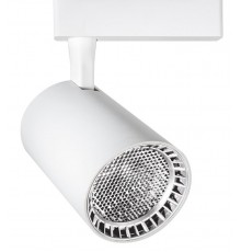 Светильник светодиодный трековый однофазный PTR 1325 25w 3000K 24° WH/WH (бел+бел реш) IP40  .5035232  JAZZWAY