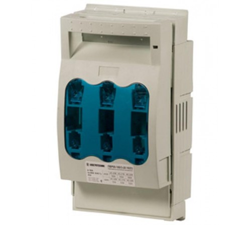 ПВР00-160/3-20 УХЛ3, без д/г камер, габарит предохранителей, 160А, 3 полюса, IP20, предохранитель-выключатель-разъединитель  ET514692  Электротехник