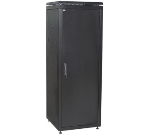 Шкаф сетевой 19" LINEA N 24U 600х1000 мм металлические двери черный  LN05-24U61-MM  ITK