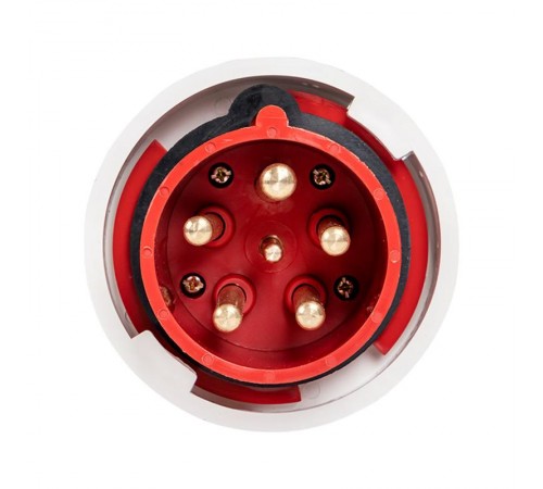 Вилка переносная 045 3Р+РЕ+N 125А 380В IP67 EKF PROxima  ps-045-125-380  EKF