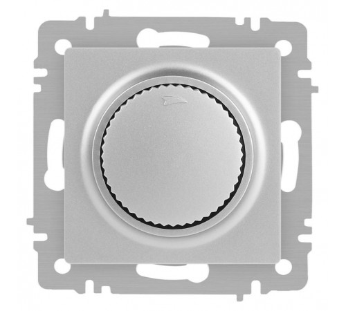 Светорегулятор Intro Accent 6-401-03 поворотный, 600Вт 230В, IP20, СУ, алюминий  Б0063674  Intro