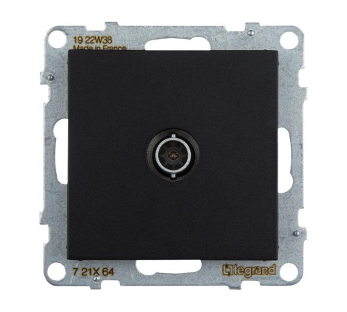 SUNO Розетка ТВ c топологией "звезда" 0-2400 МГц. Цвет "Антрацит"  721464  Legrand