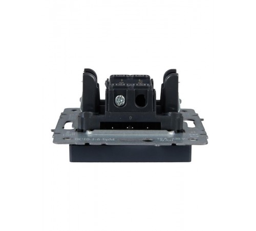 BRITE Выключатель 1-клавишный проходной 10А ВС10-1-6-БрМ маренго  BR-V12-0-10-K35  IEK