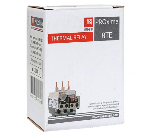 Реле тепловое РТЭ-1306 1-1,6А EKF PROxima  rel-1306-1-1.6  EKF