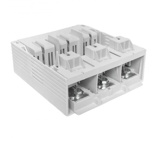 Выключатель-разъединитель УВРЭ v2 630А с дополнительным контактом (NO+NC) откидного типа под предохранители ППН (габ.3) uvre2-630EKF