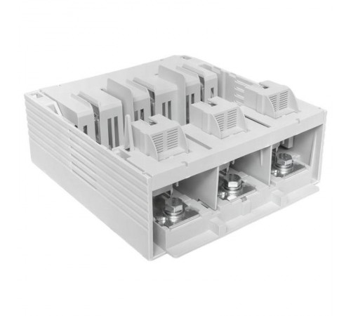 Выключатель-разъединитель УВРЭ v2 630А с дополнительным контактом (NO+NC) откидного типа под предохранители ППН (габ.3) uvre2-630EKF