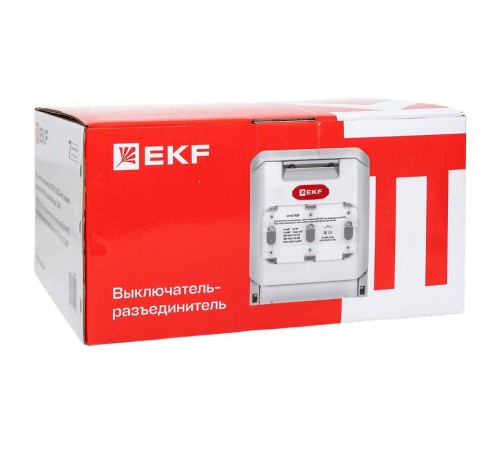 Выключатель-разъединитель УВРЭ v2 630А с дополнительным контактом (NO+NC) откидного типа под предохранители ППН (габ.3) uvre2-630EKF