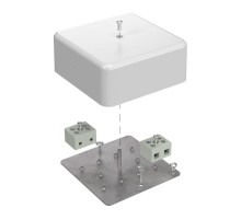 Коробка огнестойкая для кабель-канала Е15-Е120 103х103х45 IP42  4p, 10.0 мм.кв. 40-0470-FR10.0-4  Промрукав