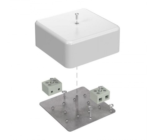 Коробка огнестойкая для кабель-канала Е15-Е120 103х103х45 IP42  4p, 10.0 мм.кв. 40-0470-FR10.0-4  Промрукав