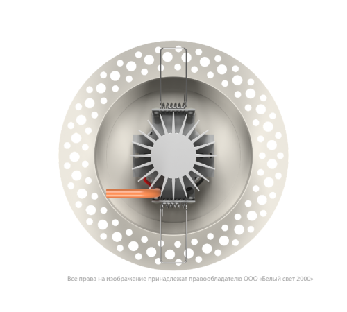 Светильник аварийного освещения BS-RADAR-81-L1-INEXI3-MSS3 White  a23682  Белый свет