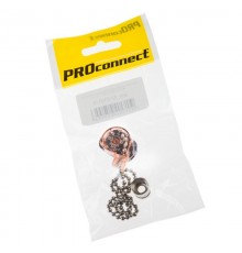 Выключатель для настенного светильника с цепочкой 270 мм "Silver" индивидуальная упаковка 1 шт. PROCONNECT  32-0101-9  PROconnect