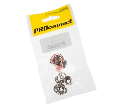 Выключатель для настенного светильника с цепочкой 270 мм "Silver" индивидуальная упаковка 1 шт. PROCONNECT  32-0101-9  PROconnect