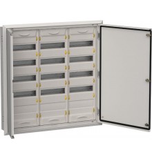 TITAN 5 Корпус металлический ЩРв-180 (3х60) 880х885х130 IP31 серый  TI5-50-V-3X060-31-7035  IEK