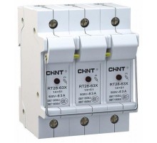 Держатель плавких вставок с индикацией RT28-63X 14х51 3П (R)  520517  CHINT