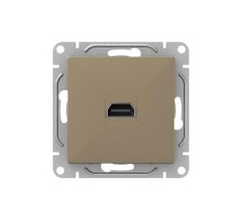 Механизм розетки HDMI, шампань Эпика  UP1-SOC-HDMI EKF