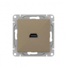 Механизм розетки HDMI, шампань Эпика  UP1-SOC-HDMI EKF