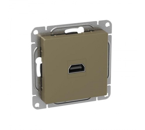 Механизм розетки HDMI, шампань Эпика  UP1-SOC-HDMI EKF