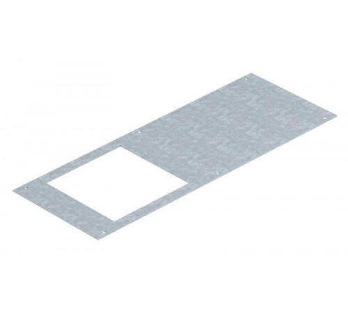 Крышка для канала OKA-Т с отверстием для лючка GES9 (244х244 мм), 800x400х3 мм (сталь)  7402553  OBO Bettermann