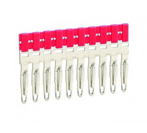 Перем.втыч. Изол. 2 пол. Крас. Шаг 6 мм  ZPTP0402R  DKC