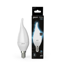 Лампа светодиодная Black LED Свеча на ветру E14 9.5W 950lm 4100K  104101210  Gauss