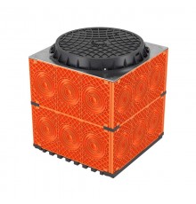 Колодец пластиковый для кабельной канализации с пластиковым люком, F0,750х750х750  270750V0  DKC