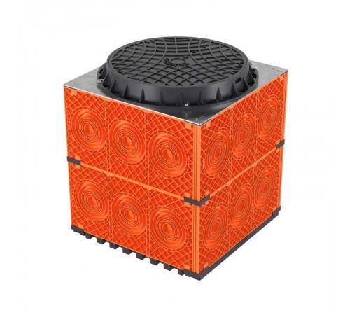 Колодец пластиковый для кабельной канализации с пластиковым люком, F0,750х750х750  270750V0  DKC