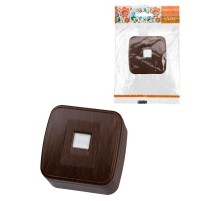 Розетка компьютерная (RJ-45) открытой установки IP20, венге "Дача" Народная  SQ1824-0071  TDM