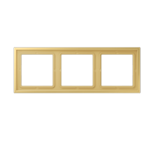 3-постовая рамка LSZME983BFC Jung