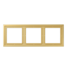 3-постовая рамка LSZME983BFC Jung