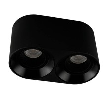 Светильник светодиодный накладной DK3096-BK IP20, 10Вт, GU5.3, LED, черный/черный, пластик  DK3096-BK  DENKIRS