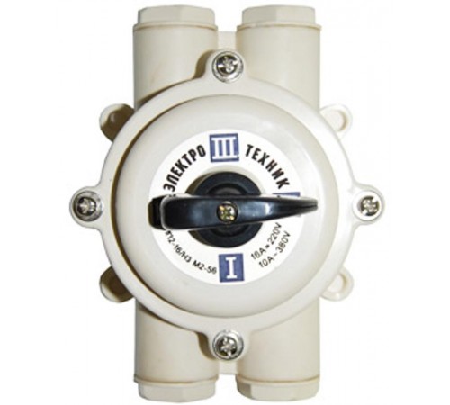 ПП 2-16/Н3 М2 пл. 56 (16А, пластмассовый корпус, IP56), переключатель пакетный (ЭТ)  ET008588  Электротехник