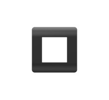 Рамка 1-ая, черный(NEW3-E)  431495  CHINT