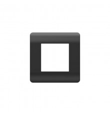 Рамка 1-ая, черный(NEW3-E)  431495  CHINT