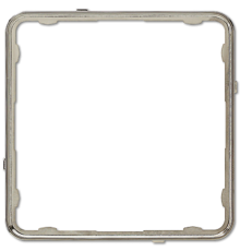 Внутренняя цветная рамка; благородная сталь  CDP81ES  Jung