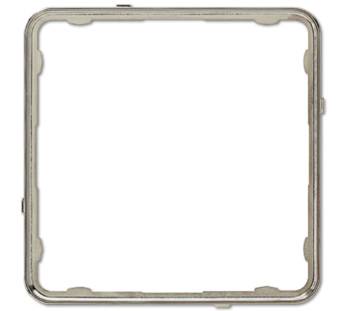 Внутренняя цветная рамка; благородная сталь  CDP81ES  Jung