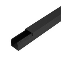 Кабель-канал черный 2-й замок в п/э 16х16 мм (84 м/уп) Промрукав  PR03.0210  Промрукав