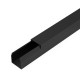 Кабель-канал черный 2-й замок в п/э 16х16 мм (84 м/уп) Промрукав  PR03.0210  Промрукав
