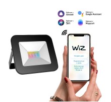 Прожектор светодиодный Smart Home 20W 1400lm 3000-6500K 200-240V IP65 черный RGBW+изм.цв.темп.+диммирование LED 1/20  3560132  Gauss