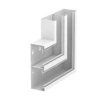 Плоский угол кабельного канала Rapid 80 70x210 мм (сталь,светло-серый) (GS-DFS70210LGR)  6278422  OBO Bettermann