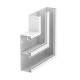 Плоский угол кабельного канала Rapid 80 70x210 мм (сталь,белый) (GS-DFS70210RW)  6278420  OBO Bettermann