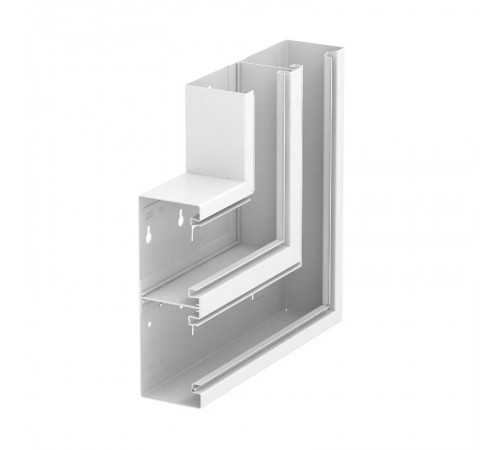 Плоский угол кабельного канала Rapid 80 70x210 мм (сталь,белый) (GS-DFS70210RW)  6278420  OBO Bettermann