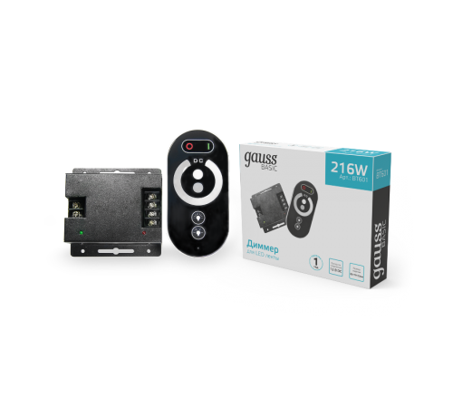 Диммер Basic для ленты LED 12V 216W 1/50  BT601  Gauss