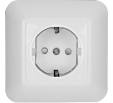 ПРИМА С/У Белый Розетка 1-ая с/з с защитными шторками 16А (в сборе)(опт.упак.)  RS16-004-B  Schneider Electric