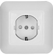 ПРИМА С/У Белый Розетка 1-ая с/з с защитными шторками 16А (в сборе)(опт.упак.)  RS16-004-B  Schneider Electric
