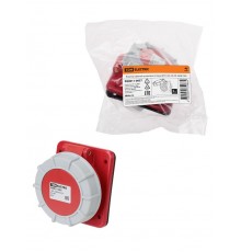 Розетка скрытой установки угловая IP67 16А 3Р+РЕ 380В  SQ0611-0057  TDM