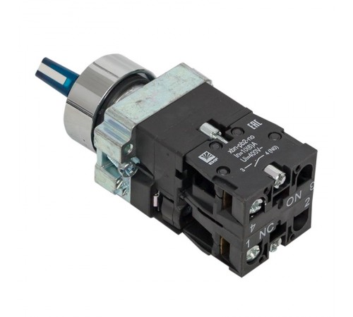 Переключатель BD21 2P c синей подстветкой 230В NO PROxima  xb2-bk21-b-230  EKF