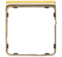 Внешняя цветная рамка; полированное золото  CDP82GGO  Jung