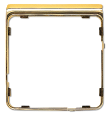 Внешняя цветная рамка; полированное золото  CDP82GGO  Jung