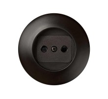 Simon 88 Накладка с защитными шторками на розетку двухполюсную без заземляющего контакта, S88, коричневый  88040-62  Simon