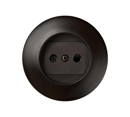 Simon 88 Накладка с защитными шторками на розетку двухполюсную без заземляющего контакта, S88, коричневый  88040-62  Simon